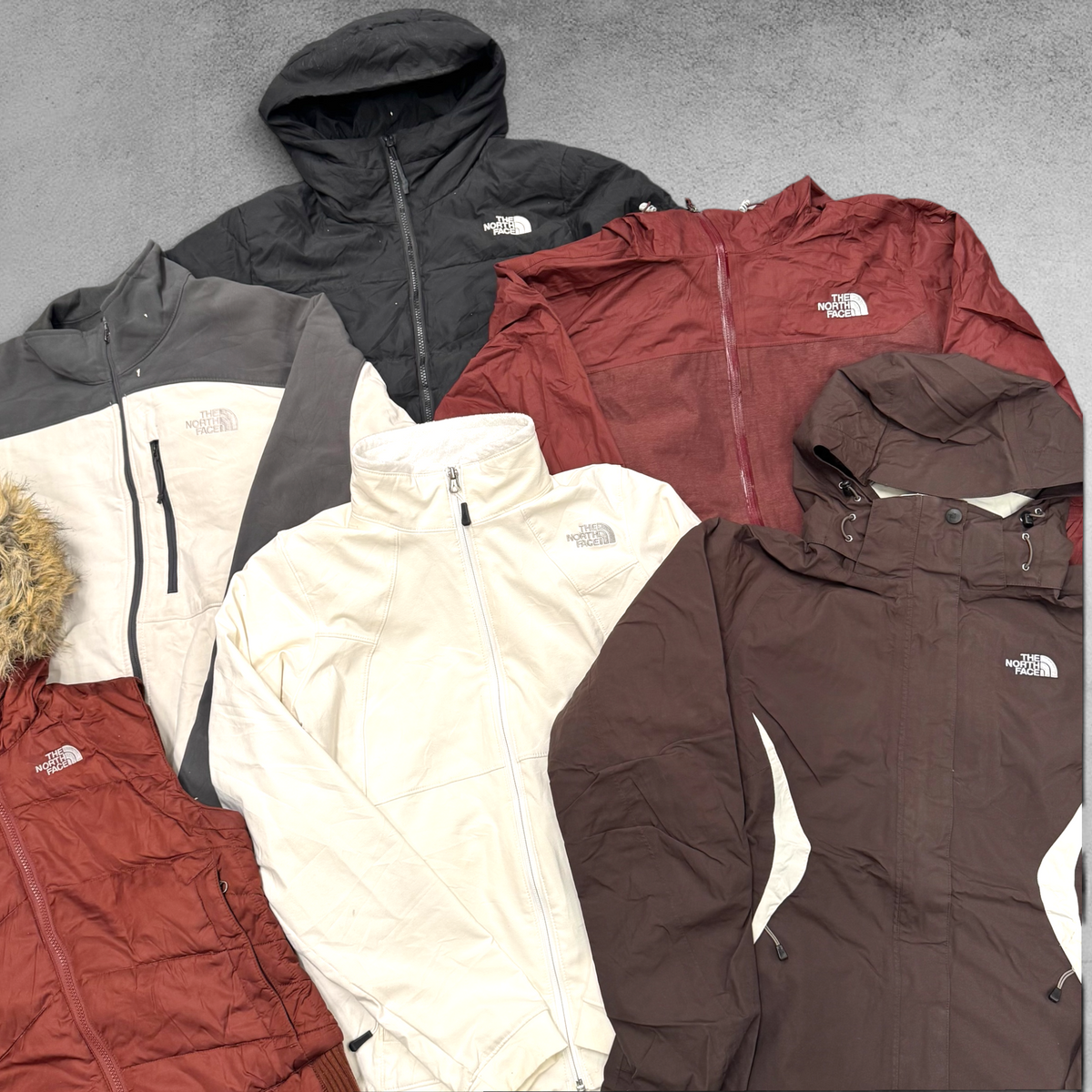 NORTH FACE JACKET MIX x 15