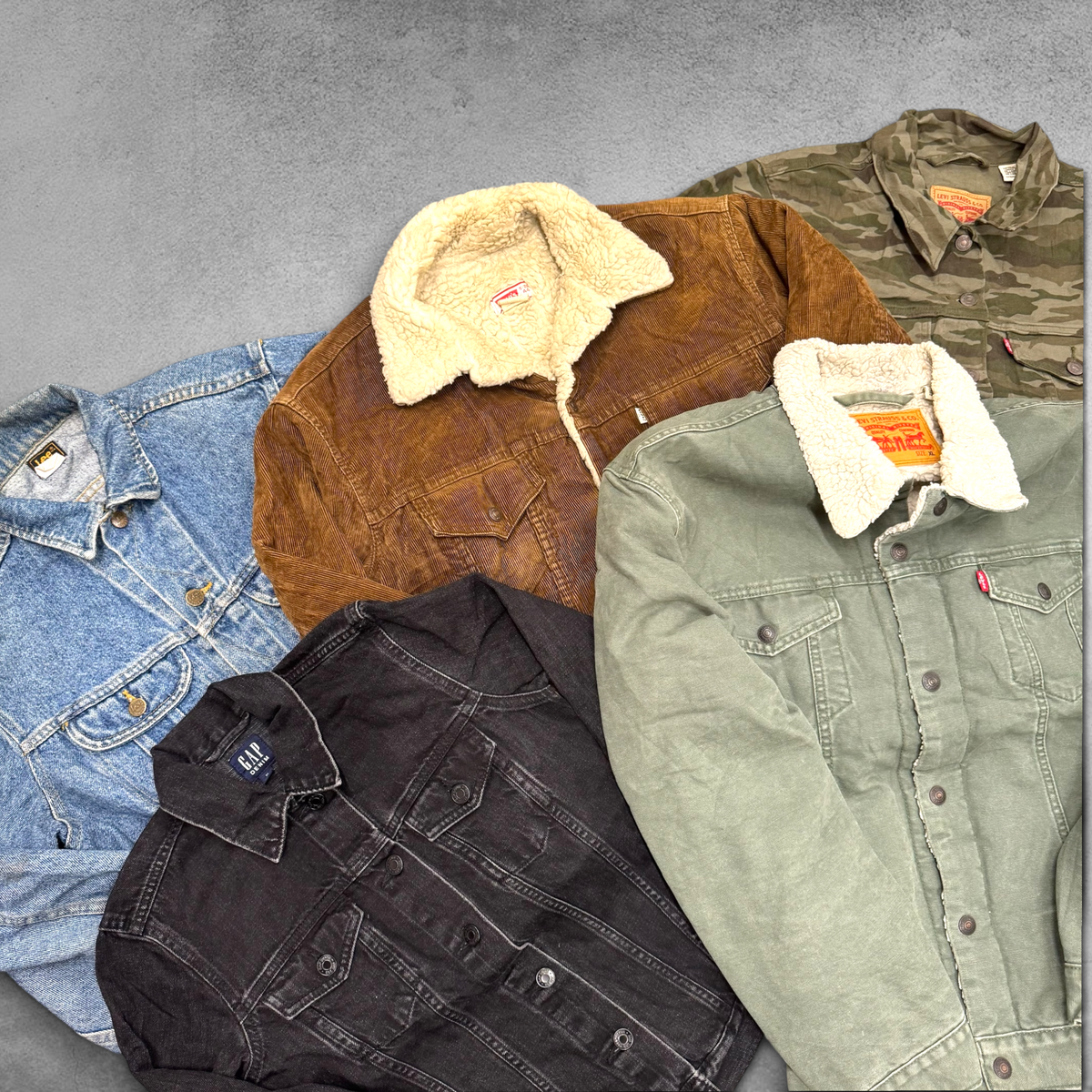 DENIM JACKET MIX x 15