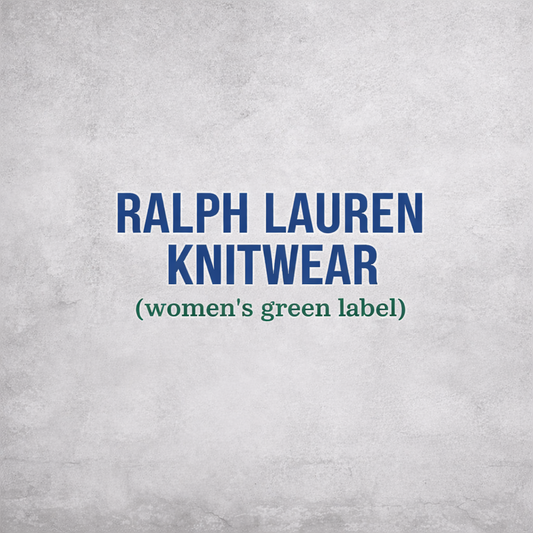 Ralph Lauren Women's Green Label Knit A/B x 20