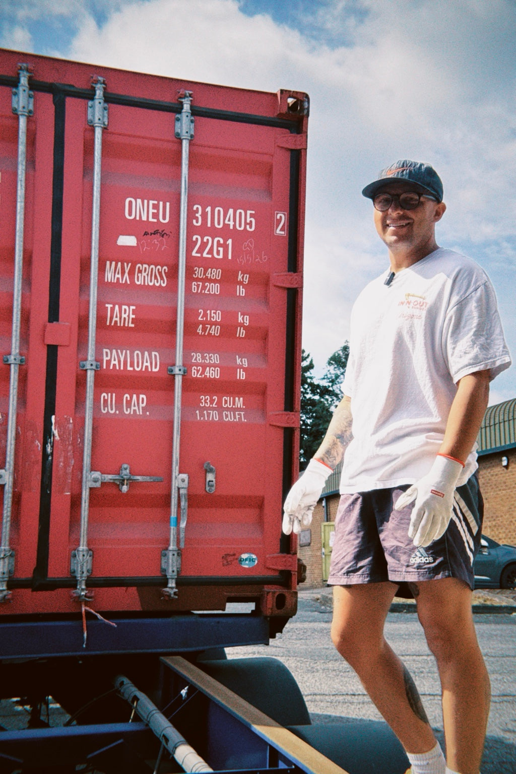 That Vintage Wholesaler beside a newly arrived container